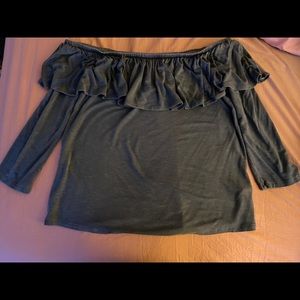 American Eagle Off the Shoulder Crop